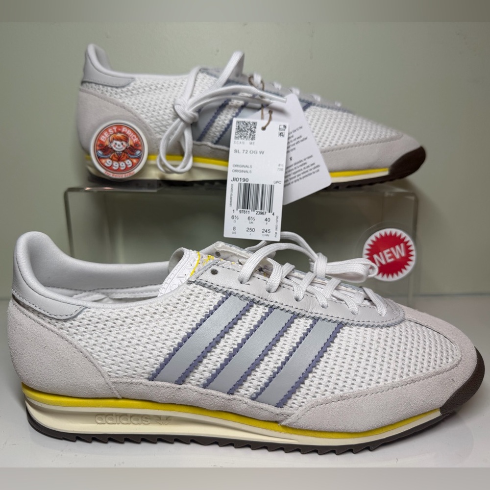 adidas Originals - Size 8 - Women's SL 72 OG Sneakers - JI0190 - New with Box